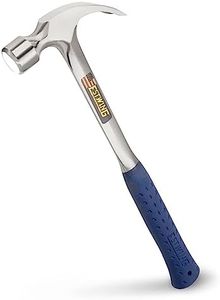 Estwing Framing Hammer - 22 oz Long Handle Curved Claw with Smooth Face & Shock Reduction Grip - E3-22C