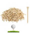 weyleity Bamboo Golf Tees Pack of 1000 2-3/4inch Length | Friendly Biodegradable Golf Tees, 7X Stronger Than Wood Golf Tees, Reduces Friction & Side Spin Golf Tees