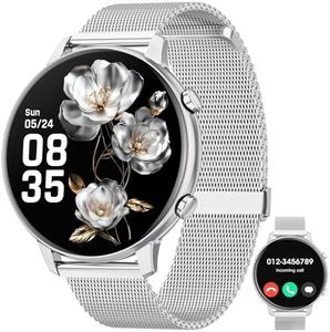 Hwagol Montre Connectée Homme Femme 1.39" Smartwatch avec Appel Bluetooth, Podometre, Moniteur Sommeil, avec 140+ Sportifs, Smartwatch Féminine Montre Intelligente Bracelet pour iOS Android