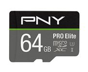 PNY U3 PRO Elite MicroSD Card - 64GB - P-SDUX64U395PROE-GE