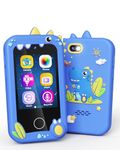 Kids Play Phone Toys for Boys, Dinosaur Gifts Toys with Touchscreen Dual Camera for Toddler Kids Age 3-7 Years Old, Kids Smart Phone Gift for Birthday, Christmas