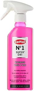 CarPlan No.1 Super Dri Spray Waterless Wash and Wax Fast and Easy Car Wax 600 ml