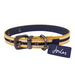 Rosewood Joules Yellow & Navy Coastal Dog Collar Extra Large