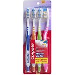 Colgate ZigZag Toothbrush Value Pack, Soft, 4 Count