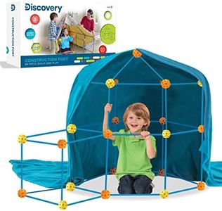 Discovery Toy Construction Set - STEM Building Toys, Gifts for Boys and Girls - 69 Pieces Fort for Kids