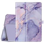 Fintie Folio Case for iPad 6th / 5th Generation (2018 2017 Model, 9.7 Inch), iPad Air 2 (9.7 Inch), iPad Air 1 (9.7 Inch) - [Corner Protection] Premium Vegan Leather Stand Cover, Lilac Marble