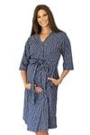 Baby Be Mine Maternity Labor Delivery Nursing Robe Hospital Bag Must Have, Luna, S-M