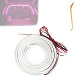WEISIPU 2/4m Car Trunk LED Light Strip for Boot LED Tail Brake Turn Signal Lights Flow Type, Cool Car Rear Decoration Tailgate Accessories for SUV Trailers (Purple, 4m)