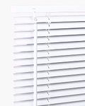 PVC Venetian Blind Blinds Easy Fit Curtains Trimmable Fittings Windows Treatment Shutters Twist Open Close Pay only 1 Flat shipping £3.99 for multiple buying (White, 90 W x 150L)