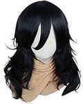 Anogol Hair Cap+Cosplay Wig Long Wa