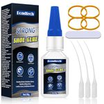 Shoe Glue 30 g, Instant Shoe Glue Sole Repair, Shoe Repair Glue Waterproof, with Anticlog Cap, Clear Strong Glue for Shoe Repair, Sneakers, Soles, Boots, Leathers, Handbags and More (Shoe Glue)