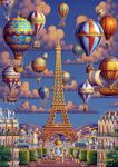 Buffalo Games - Dowdle - Balloons Over Paris - 300 Piece Jigsaw Puzzle for Adults Challenging Puzzle Perfect for Game Nights - Finished Puzzle Size is 21.25 x 15.00