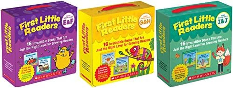 NEW SET! Scholastic First Little Readers Series 3 Boxes Set - Guided Reading Levels E&F, G&H, I&J