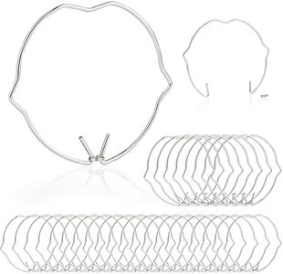 Roosea 30 Pezzi MR16 Anello a molla di fissaggio della lampada Diametro 50mm clip di fissaggio a molla per lampada per la maggior parte delle luci spot a LED Faretti da incasso