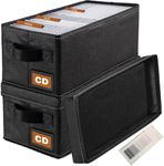 Salajory CD Storage Boxes - 2 Pack 