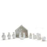 East of India: Boxed Porcelain Nativity Set