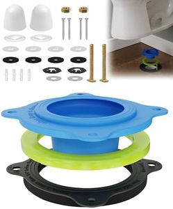 boeemi Elastic Wax Ring Toilet Repair Kit - No Wax Mess Installation, Premium Toilet Seal and Gasket Replacement - Fits 3"/4" Drain Pipes, DIY and Professional Toilet Repair Solution