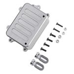 Tbest RC Receiver Box ESC Box, Metal Receiver Box ESC Box Upgrade Parts Fit for SCX10 1/10 RC Crawler Car