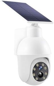 Rhoyee Solar Powered Dummy Surveillance Camera Light – 360° Ultra-Bright LED Floodlight with Motion Sensor, Flashing Red Light, IP66 Waterproof Outdoor Security Decoy for Porch, Yard, Patio & Driveway