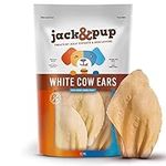 Jack&Pup Thick White Cow Ears for D