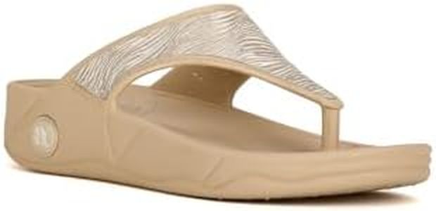Bata Women's NEW KAFI E Slippers (5728145_BEIGE_5 UK)