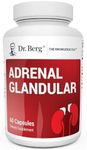 Dr. Berg Adrenal Glandular - Hormone Balance Formula That Supports Healthy Adrenal Function - Adrenal Support Supplement - 60 Capsules