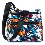 STUOYE Nylon Multi-Pocket Crossbody Purse Bags for Women Travel Shoulder Bag Lily