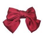 Young & Forever Gift Hair Accessories Maroon Bows for Women Girls Clips for Styling Bowknot French Barettes and Hair Clips for Women Girls Bow Clips Accessories for Women