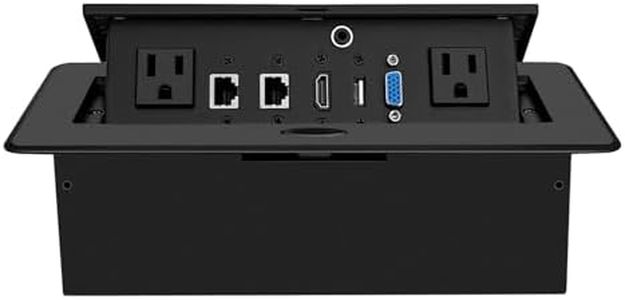 Table Pop up Power Date Center Connection Box with Outlet Network HDMI for Conference Desk