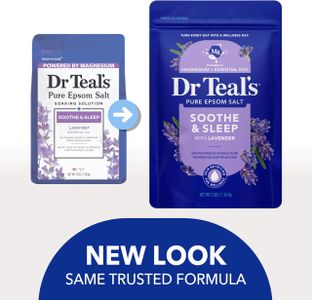 Dr Teal’s Epsom Salt Lavender, 3lb (1.36kg) – Relaxing Bath Soak