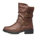 Lilley Minnie Womens Brown Calf Boot - Size 8 UK - Brown