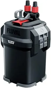 Fluval 107 Perfomance Canister Filter - for Aquariums Up to 30 Gallons - Aquarium Canister Filter