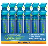 O2 Blast - Super Duper 10 Liter 12 Pack, 99.7% Pure Oxygen Supplement Plus Custom Designed Mask. Boost Your Oxygen Levels and Reduce Recovery Time. (12)