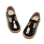 Felix & Flora Toddler Little Girl Black Mary Jane Dress Shoes - Ballet Flats for Girl Party School Shoes（Black,5 Toddler