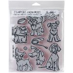 Stampers Anonymous CMS Set StampersA Cling Stamp THoltz Crazy Dogs