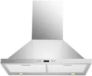 Cavaliere SV218B2-30 inch Wall Mount Range Hood with 900 CFM in Brushed Stainless Steel