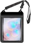 9.7-11.5 inch Waterproof Tablet Case Pouch for Samsung Galaxy Tab A7 S6 Lite 10.4 / Tab S7 11, iPad 10.2, iPad Pro 11, iPad Air, Lenovo Tab Dragon Touch, 10 inch Android Tablets Waterproof Bag (Black)