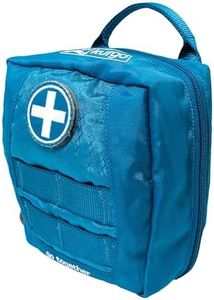 Kurgo Pet Tactical First Aid Kit, Dog First Aid MOLLE Harness Attachment, Detachable Pouch for MOLLE Dog Harness (First Aid Kit), Coastal Blue
