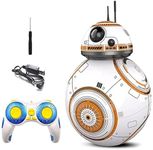VOLORD 360° Rolling Robot Toys, 2.4G Remote Control Robot Intelligent Star Wars Upgrade RC BB8 Robot With Music Sound Action Figure Gift Toys Ball For Boys & Girls