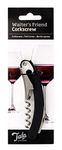 Tala Waiter's Friend Corkscrew, 3 in I multi-function tool including Corkscrew, Bottle Cap, and Foil opener, Essential tool when entertaining