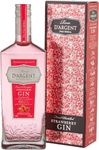 Rose d'Argent - Strawberry Gin Gift Set - Finest Distilled - in Gift Box - Spirits 40% ABV (1 x 0.70 L)