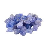 InfinityGemsArt 50 carats A+ Natural Raw Tanzanite Stone, Rough Crystals for Jewelry Making, Wire Wrapping, Chakra Healing Gemstones, Birthstone, Loose Gemstone Supply, Purple Gem, DIY Jewelry Crystals, Gift Stone