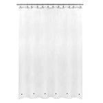 Long Shower Curtain Liner with 6 Magnets 72 x 78 inch, Frosted PEVA 8G Thick & Heavy Duty, Waterproof, Non Toxic and Odorless, 72x78, Frost