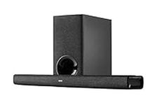 Denon DHT-S416 Soundbar with Wireless Subwoofer, Bluetooth Sound Bar for Surround Sound System, Dolby Digital 5.1, Built-In Google Chromecast, HDMI ARC, Wall Mountable, Including HDMI Cable