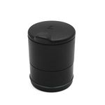 sourcingmap Black Plastic Portable Casing Car Smoking Cigarette Ashtray Holder