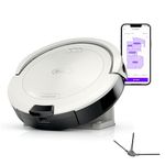 Shark Navigator Robot Vacuum – SmartPath Navigation, 50% More Suction, Self-Cleaning Brushroll, Object Detection, Voice Control, Recharge & Resume – Cleans Carpets & Hard Floors* AV2120