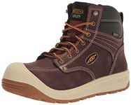 KEEN Utility Men's Fort Wayne 6 Waterproof Composite Toe Wedge Work Boots, Tortoise Shell/Gum, 11