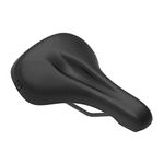 Ergon ST Core Evo Men’s Bike Saddle, Ergonomic Comfort, (1) Black Sadle, Medium/Large