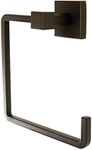 Design House 581405 Karsen Contemporary Towel Ring for Bathroom Bedroom Closet or Kitchen, 5.88" L x 2.57" W x 6.75" H, Oil Rubbed Bronze