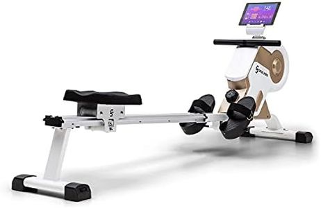 Capital Sports Magnetic Rowing Machines For Home Gym, Rowing Machine Foldable, Rowing Machines for Home Gym Foldable, 8 Level Resistance Fitness Cardio Rower, LCD Exercise Monitor, Folding Compact Row